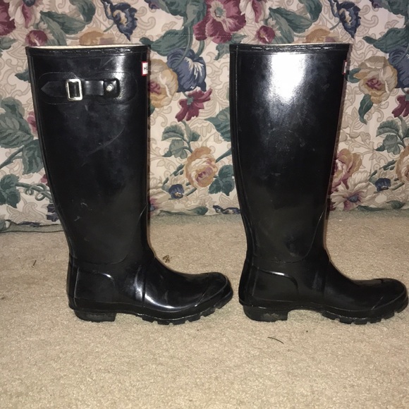 Hunter Tall Rain-boots Black - Picture 3 of 8